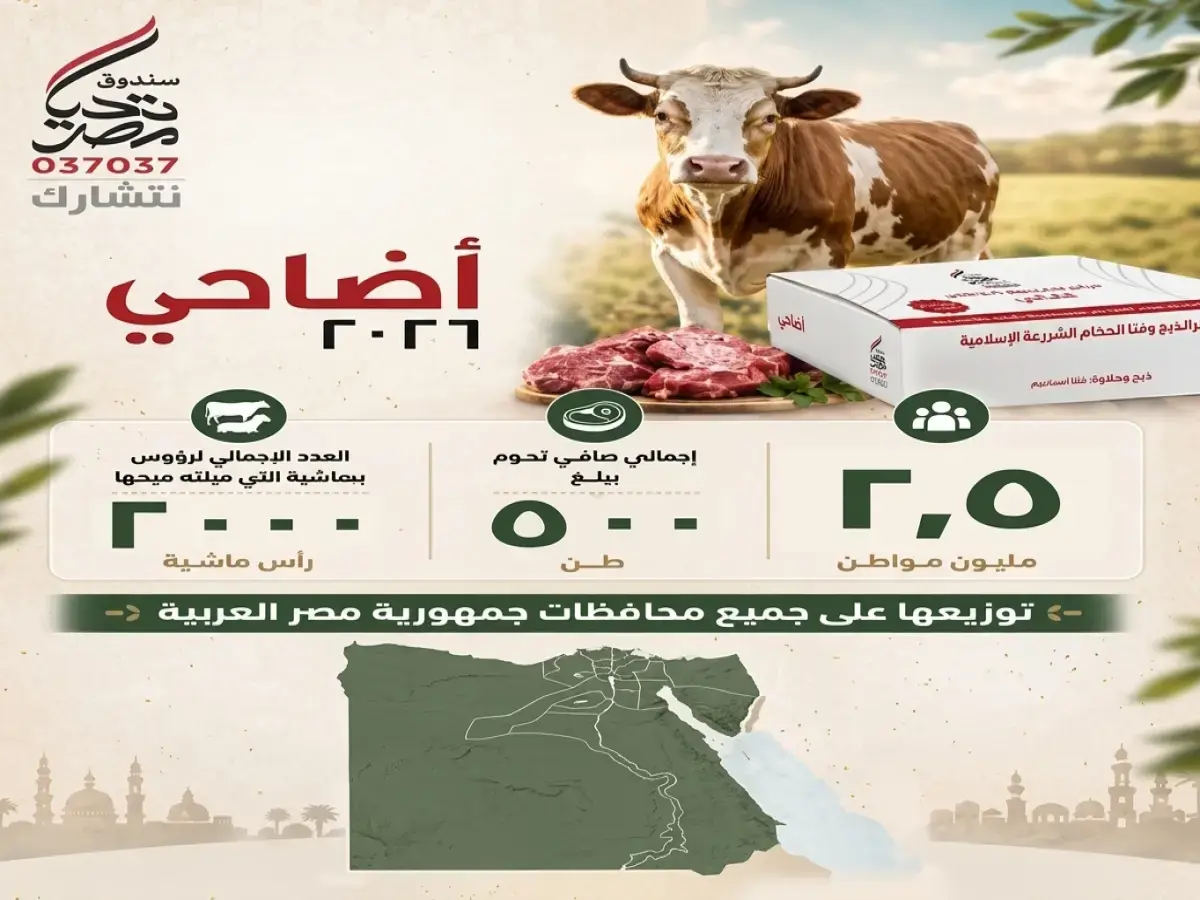 عاجل: صندوق تحيا مصر يكشف حقيقة أضاحي 2024… مليونان ونصف مواطن يشهدون أكبر توزيع لحوم في التاريخ!