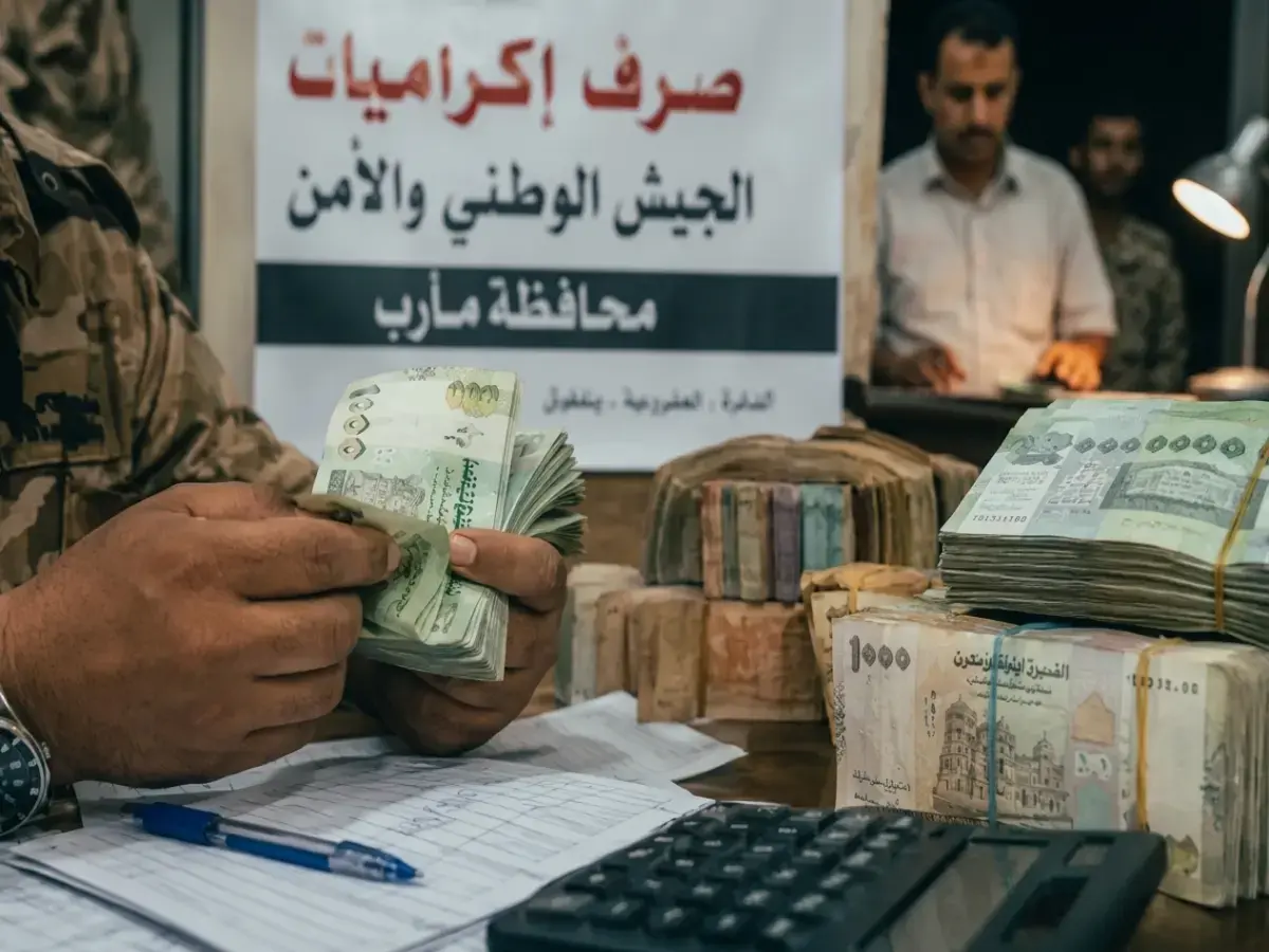 عاجل: صرف 4 إكراميات للجيش والأمن في مأرب يبدأ خلال ساعات… السر الكامل وراء التأخير يكشف لأول مرة!