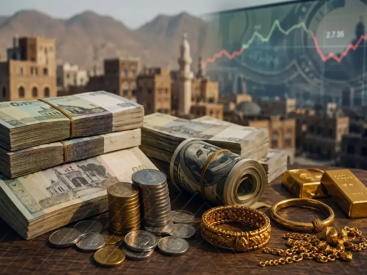 إحصائية صادمة: أسعار الذهب تنهار في عدن مقابل صنعاء… الفجوة تصل لـ 280% في جرام واحد!