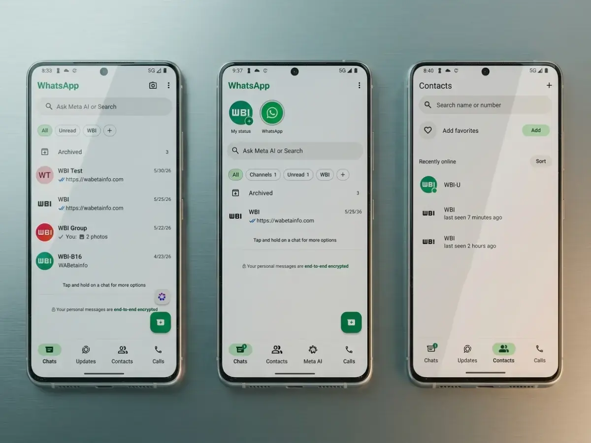 WhatsApp يتحول إلى إنستغرام! تغييرات خطيرة تُربك المستخدمين… ميتا تُطلق 3 ميزات جديدة كاسحة