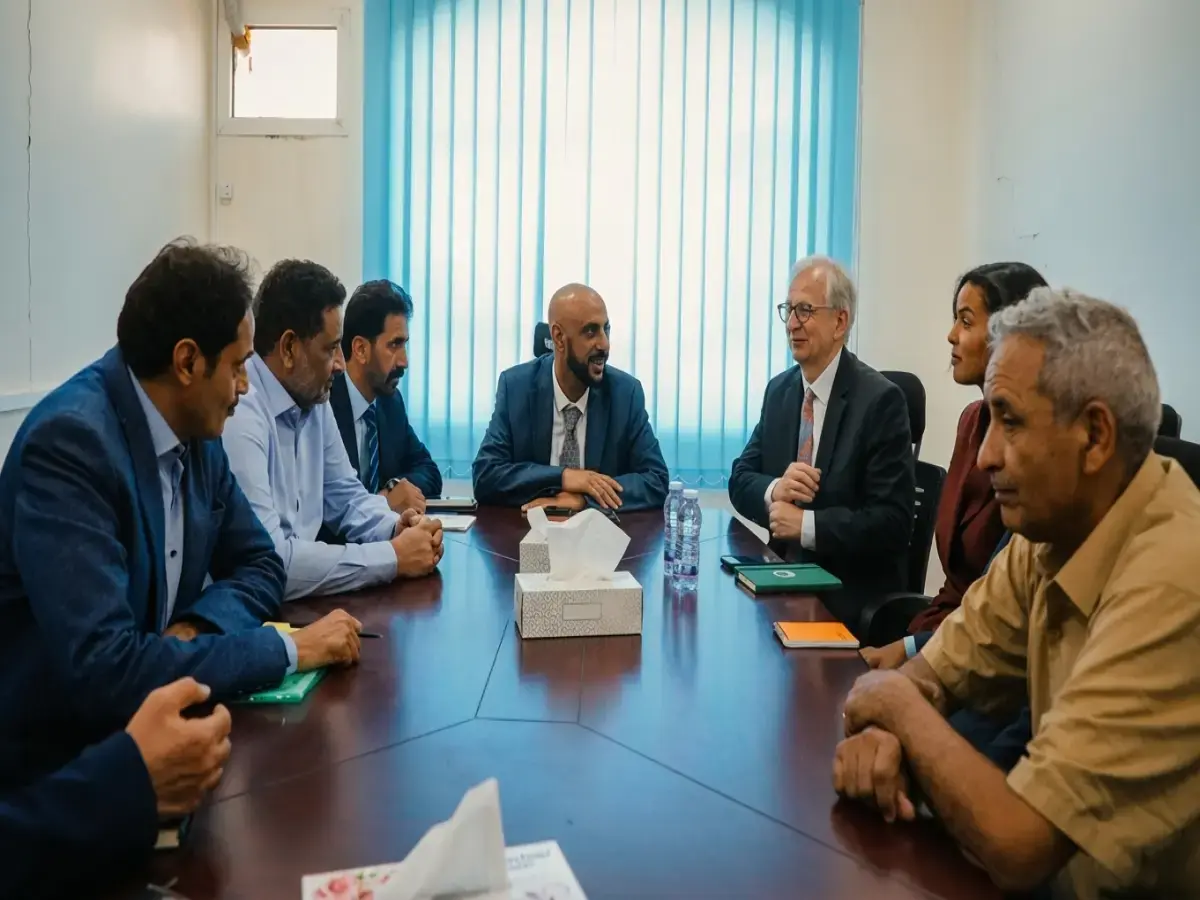 عاجل: شركة صافر تبحث مع السفير الألماني سراً… تحديات تهدد أمن الطاقة اليمنية وفرص التعاون في الطاقة المتجددة