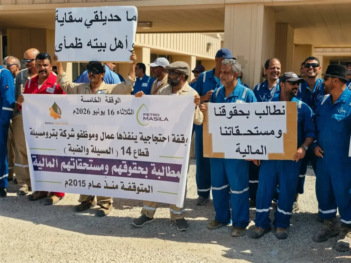 عاجل: إدارة بترومسيلة تتجاهل المستحقات رغم توفر المليارات - موظفو الميناء والحقل يبدأون التصعيد الاحتجاجي الأخير!
