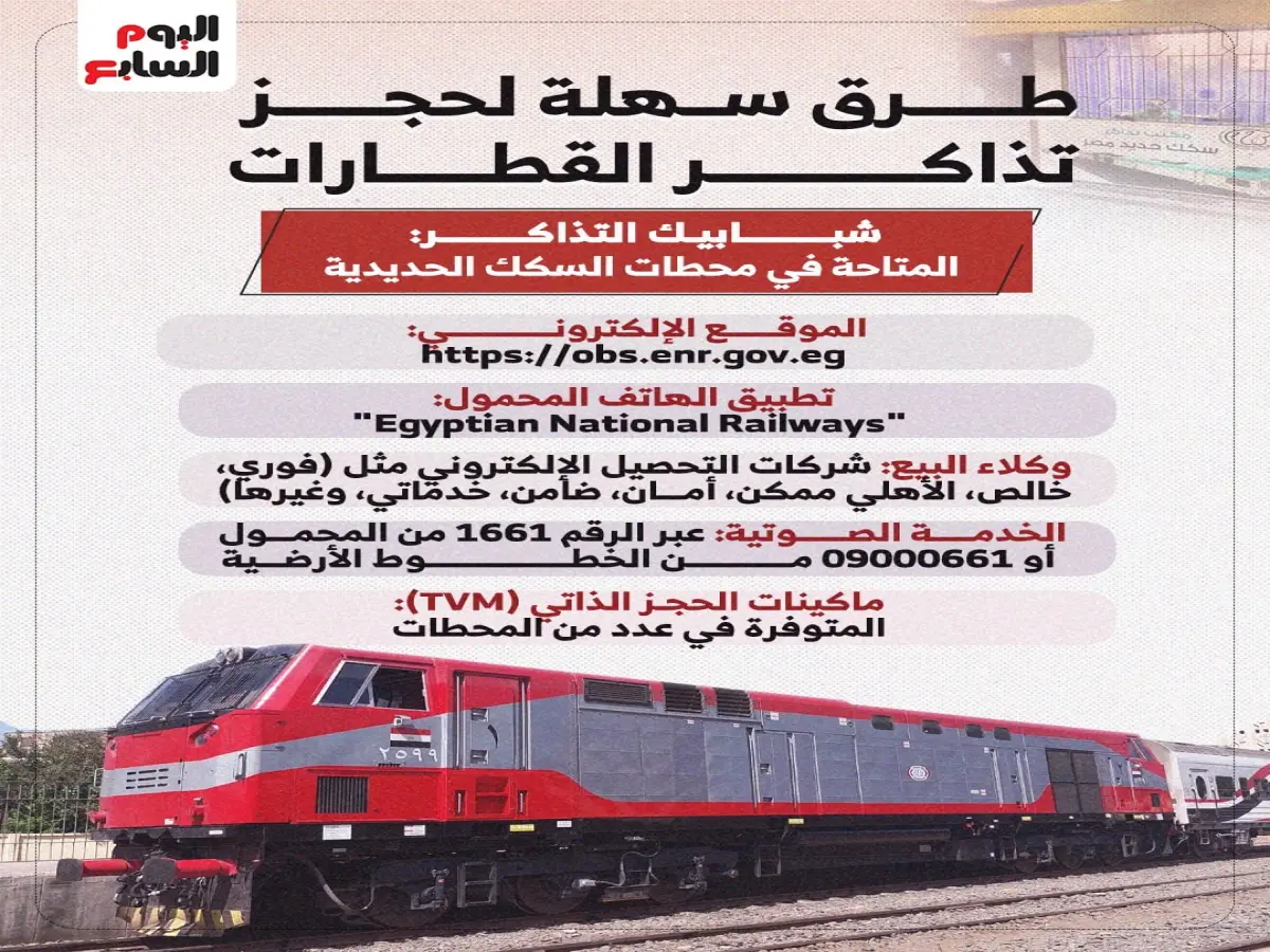 حصرياً: 11 طريقة ذكية لحجز تذاكر القطارات دون زحام - دليلك الشامل للدفع الإلكتروني والنقدي