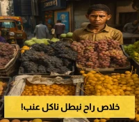 "فاجعة الفواكه" تضرب أسواق عدن: "العنب العاصمي والرازقي" يُباع بأسعار لا تصدق خلال الأيام الأخيرة !