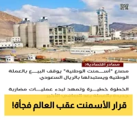 خطوة غير متوقعة من مصنع "اسمنت الوطنية" تربك السوق وتشعل التساؤلات حول المصير الاقتصادي للبلاد!