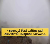 تحذيرات هامة..سحب ركامية وامطار رعدية على 14 محافظة خلال الساعات القادمة!