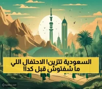 من 24 ألف علم إلى 17 مدينة تحتفل: كيف تستعد السعودية لليوم الوطني 95 بشعار "هيما إلى الأعلى"؟