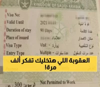عاجل: السعودية تفرض عقوبات صادمة... غرامة 50 ألف ريال وسجن 6 أشهر لمخالفي تأشيرة الزيارة!