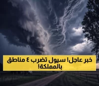 تحذير عاجل: 4 مناطق سعودية تواجه عواصف رعدية خطيرة الأحد - احذروا السيول!