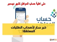 عاجل: حساب المواطن يحسم الجدل... الطلبات المعلقة 3 أسابيع ستُحل في ديسمبر + رقم التواصل الرسمي