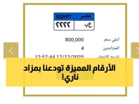 عاجل: معركة المليون تشتعل! لوحة سيارة «2222» تقترب من الرقم المستحيل - النهاية غداً!