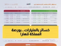 عاجل: انهيار السوق السعودي يخسر 55 نقطة في يوم واحد... 207 شركة تنزف والخسائر تتجاوز 2.7 مليار ريال!