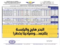 عاجل: تحذير أحمر من الأرصاد اليمنية... موجات عاتية تهدد الصيادين وبرودة قاتلة تضرب المرتفعات!