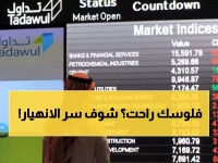 عاجل: انهيار مروع في البورصة السعودية... خسائر 109 نقطة و2.3 مليار ريال في يوم أسود!