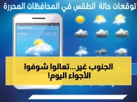 عاجل: طقس مثالي ينتظر الجنوب اليوم - درجات حرارة معتدلة وأجواء رائعة في 5 محافظات!