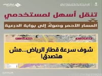 عاجل: قطار الرياض يصل الدرعية خلال 40 دقيقة فقط... مشروع تاريخي بـ 173 مليون راكب!