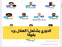 عاجل: توني ومحرز يسيطران على تشكيلة روشن الذهبية... والهلال يرد بثنائي مدوي!