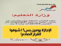 عاجل: التعليم تحسم الجدل.. إجازة يوم التأسيس للطلاب 24 ساعة فقط والتمديد 5 أيام حصري لـ"جامعة الملك عبدالعزيز"