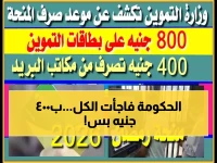 السلطات المصرية تُطلق إجراء حاسماً في 72 ساعة... والتفاصيل صادمة: 400 جنيه فقط هو الخيار الإنقاذي الاستراتيجي لهذه الفئات!
