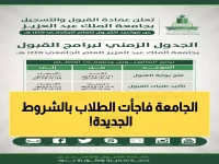 عاجل: جامعة الملك عبد العزيز تفتح باب التسجيل - مقاعد محدودة وشروط جديدة صادمة!