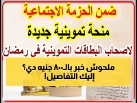 عاجل: 800 جنيه منحة رمضان لـ25 مليون مصري... تعرف على شروط الاستحقاق والصرف فوراً!