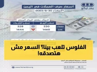 صادم: الفارق الجنوني في أسعار الريال اليمني بين عدن وصنعاء... 3 أضعاف في يوم واحد!