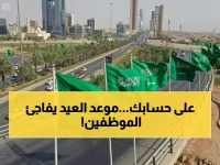 بدء العد التنازلي.. الموارد البشرية تعلن موعد إجازة العيد 2026 بالسعودية وكم يوماً سيستمتع بها الموظفون؟