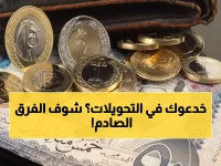 البنك الذي تثق به لتحويلاتك... يخسرك 850 جنيه على كل ألف ريال (فارق 82 قرش سعراً) حسب البنك الأهلي.