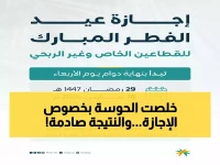 عاجل: وزارة التعليم السعودية تحسم الجدل... إجازة الفطر 22 يوماً فقط ولا تمديد!