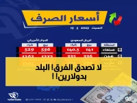 عاجل: الفجوة الصادمة في أسعار الصرف تصل لـ 194%! الدولار في عدن 3 أضعاف صنعاء اليوم