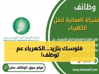 عاجل: شركة الكهرباء تعلن عن 12 وظيفة في مسقط… آخر فرصة للتقديم يوم 26 مارس 2026