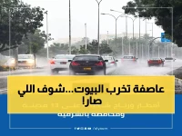 عاجل: عاصفة مدمرة تضرب 13 مدينة بالشرقية... سيول وصواعق حتى 2 مساءً!