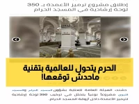 حصري: 350 لوحة ذكية تحدث ثورة في المسجد الحرام... تقنية سعودية مبتكرة تنهي ضياع الحجاج نهائياً!