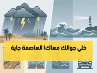 عاجل: عاصفة ثاني أيام العيد تهدد 10 مناطق بالمملكة... سيول وبرد وأمطار غزيرة خلال ساعات!