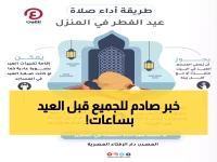 عاجل: أين تُصلى صلاة عيد الفطر؟ المساجد والساحات المفتوحة أم البيت... الإجابة تصدم المصلين!