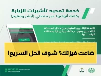 عطل مفاجئ أم ضغط؟ ما يجب فعله إذا واجهت مشكلة في تمديد التأشيرة عبر "أبشر" اليوم