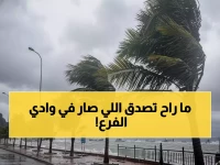 شاهد: مشاهد خيالية لوادي الفرع بالمدينة المنورة بعد هطول 59.6 ملم من أمطار الخير!