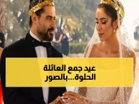 عائلي: دانييلا رحمة و ناصيف زيتون وإبنهما إلياس - كواليس احتفالهم بعيد الشعنينة في الكنيسة