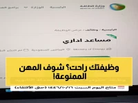 عاجل: 69 مهنة مساندة أصبحت حكراً على السعوديين! القائمة الكاملة هنا… هل وظيفتك مهددة؟