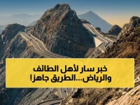 عاجل: هيئة الطرق تعلن إنجاز 25 كم من طريق حيوي يربط الطائف والرياض - تقاطع السيل الكبير يبدأ بعد الحج!