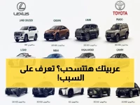 عاجل: وزارة التجارة تعلن سحب أكثر من 33 ألف تويوتا ولكزس… خلل خطير في نظام الركن - هل سيارتك ضمنها!