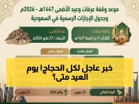 إعلان رسمي: موعد وقفة عرفات وعيد الأضحى 2026 في السعودية… التواريخ الفلكية والجدول الزمني الكامل