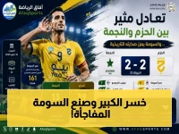 رسمي: النجمة يهبط رسمياً بعد 2-2 مع الحزم… والسومة يصل إلى رقم تاريخي: 161 هدف!