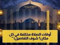 عاجل: مواقيت الصلاة يوم 13 مايو 2026... هل تعلم أن الفجر في القاهرة يختلف عن الصعيد؟ جدول دقيق لكل مدن مصر
