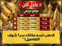 عاجل: سعر الذهب اليوم يكشف مفاجأة للمواطنين... استقرار عيار 21 بعد انخفاض صادم 30 جنيه!