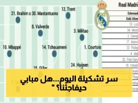 🔥 رغم خسارة اللقب وغيابات نجومه... تشكيلة ريال مدريد مع مبابي ضد أوفييدو اليوم في الدوري الإسباني 2026!