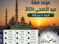 حصري: مواعيد صلاة عيد الأضحى 2026 في جميع محافظات مصر… 6,847 ساحة للصلاة بزيادة ملحوظة!