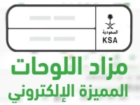 عاجل: المزاد الناري لللوحات المميزة يبدأ الأربعاء… فرصة للحصول على لوحة VIP بأسهل طريقة!