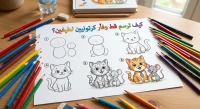 رسم توم وجيري سهل خطوة بخطوة للأطفال