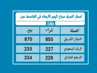 عاجل: أسعار الصرف اليوم في عدن وصنعاء تثير الصدمة… الفجوة تصل إلى 1000% بين العاصمتين!
